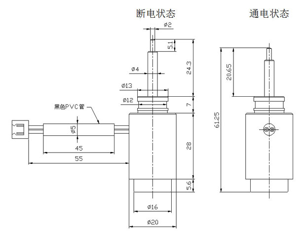推动式圆管华体网页版登录入口_华体（中国）
尺寸图